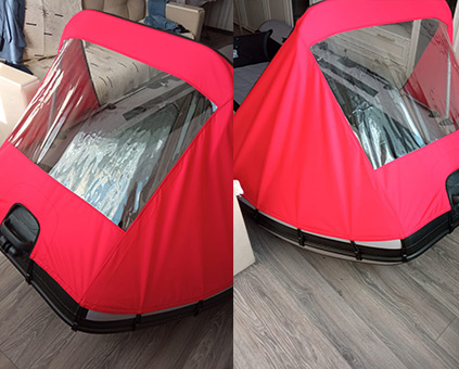 Носовой тент для ПВХ лодки RiverBoats RB – 320 НДНД